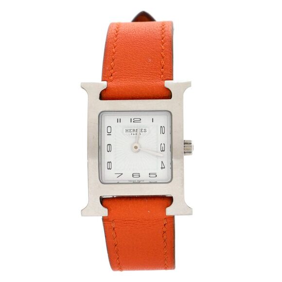 Hermes Jewelry - Hermes Heure H Quartz Watch Stainless Steel and Leather 21 -